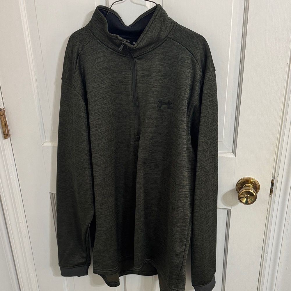 Under Armour Men's Dark Gray Zip-Up Sweater